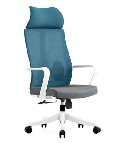 A1673-1麗貝卡網椅 高背 白色 布   扶手高61~71公分