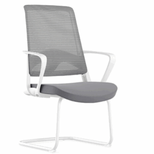 A1672-6達德里洽談椅 白色 布   扶手高64公分 坐高44.5公分