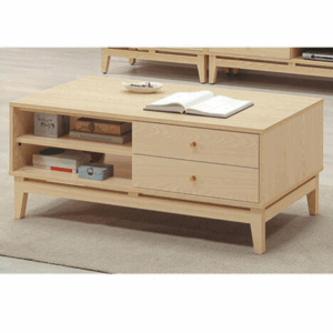 E245-2 喬伊原木色4尺茶几