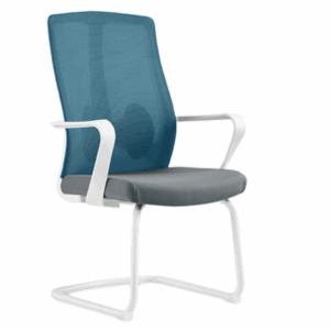 A1673-3 麗貝卡洽談椅 白色 布扶手高63公分 坐高44.5公分