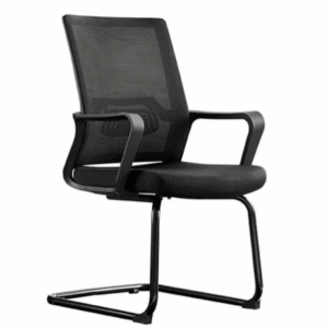 A1674-3 丹泰洽談椅 黑色 布 扶手高64公分 坐高47公分