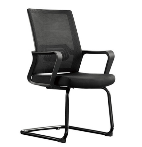 A1674-3 丹泰洽談椅 黑色 布 扶手高64公分 坐高47公分