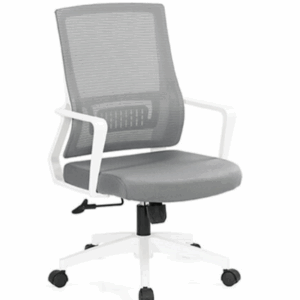 A1674-4 維娜網椅 白色 布 扶手高61~71公分