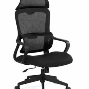 A1675-1克羅蒂人體工學網椅(高背)(黑色)(布)扶手高60~68公分