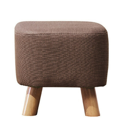 E241-16 小方凳 咖啡色