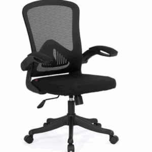 A1675-3 辛西亞網椅 中背 黑色 布 扶手高64~72公分