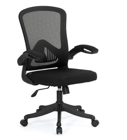 A1675-3 辛西亞網椅 中背 黑色 布 扶手高64~72公分