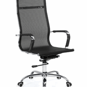 A1676-1 艾亞諾網椅 黑色 布 扶手高66~74公分