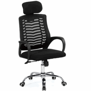 A1676-2 艾克網椅 黑色 布 扶手高58.5~68.5公分