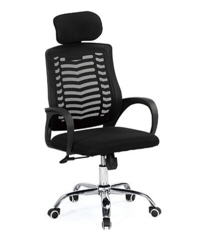 A1676-2 艾克網椅 黑色 布 扶手高58.5~68.5公分