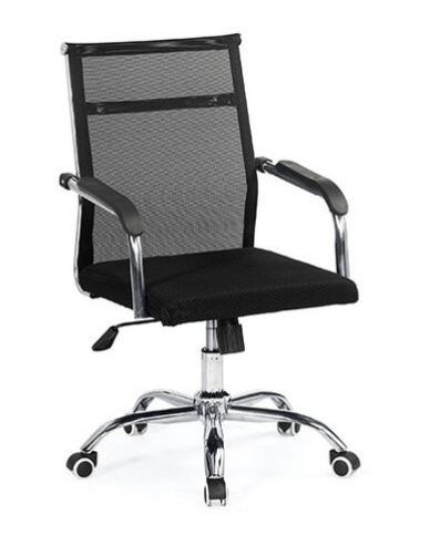 A1676-3 哈利網椅 黑色 布 扶手高62~70公分