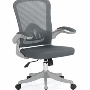 A1675-6蒂娜網椅 中背 灰色 布   扶手高64~72公分