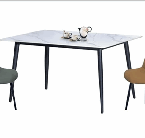 F500-1網紅岩板餐桌+網紅餐椅 灰色(1桌4椅)(恕不拆賣)優惠價