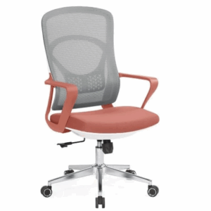 A1677-1 喬納森網椅 橙色 布 扶手高67~77公分