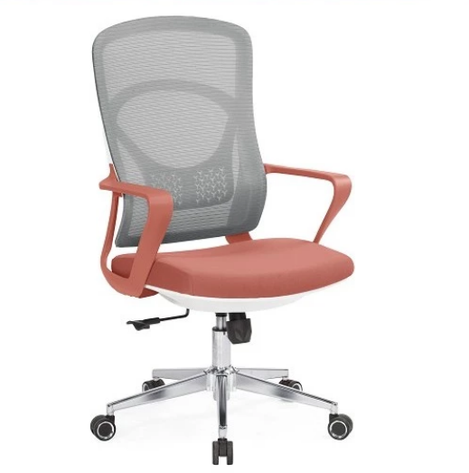 A1677-1 喬納森網椅 橙色 布 扶手高67~77公分