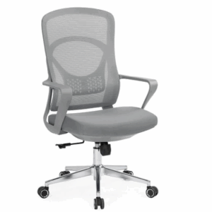 A1677-2 喬納森網椅 灰色 布 扶手高67~77公分