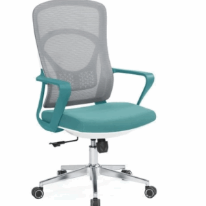 A1677-3 喬納森網椅 藍色 布 扶手高67~77公分