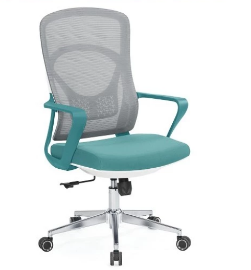 A1677-3 喬納森網椅 藍色 布 扶手高67~77公分