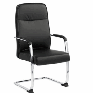 A1679-1 嘉達洽談椅 黑色 皮 扶手高68公分 坐高47.5公分