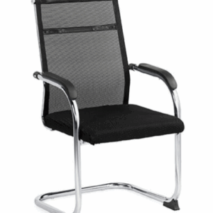 A1680-2 海斯洽談椅 黑色 布 扶手高63.5公分 坐高44公分