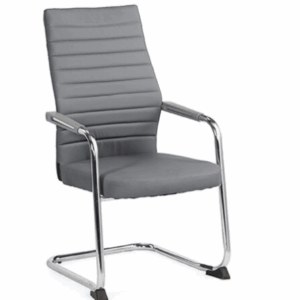 A1679-5 伊納斯洽談椅 灰色 皮 扶手高63公分 坐高45公分