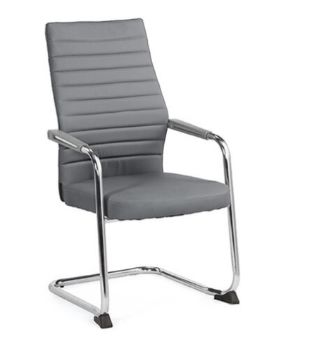 A1679-5 伊納斯洽談椅 灰色 皮 扶手高63公分 坐高45公分
