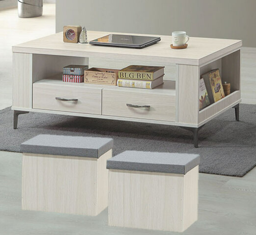 E255-1 艾馬特大茶几 + 茶几椅