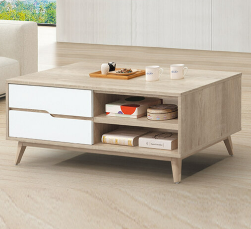 E246-2肯詩特原橡雙色4尺茶几