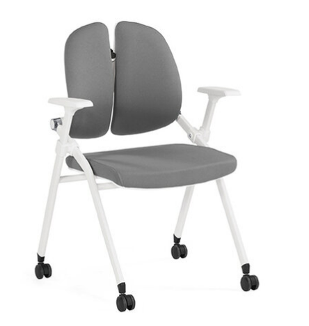 A1681-3 漢娜培訓椅 灰布 附滑輪 扶手高65公分 坐高44.5公分