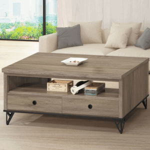 E255-3 馬利灰橡色4尺茶几