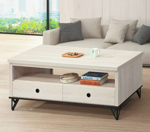 E255-5 馬利白原切4尺茶几