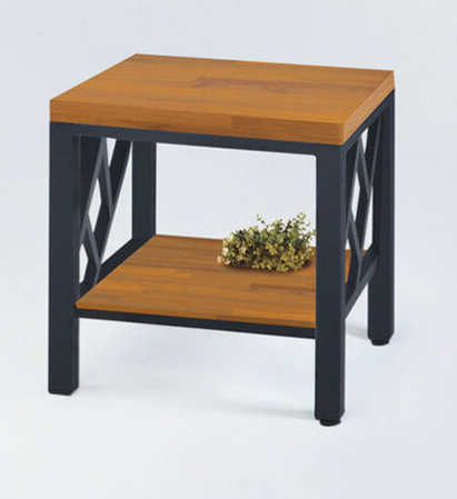 E260-6 A37基層木小茶几 烤黑砂