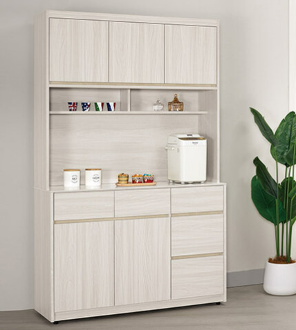 A1686-1 克萊格4尺岩板收納櫃⊙附活動隔板3片、 ⊙桌面12mm岩板