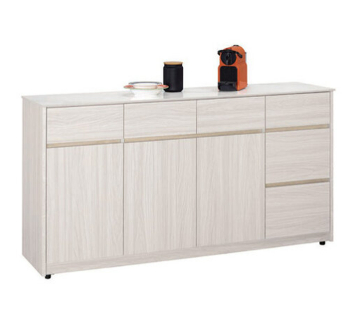 A1685-2 克萊格5.3尺岩板收納櫃下座 ⊙附活動隔板一大一小、 ⊙桌面12mm岩板