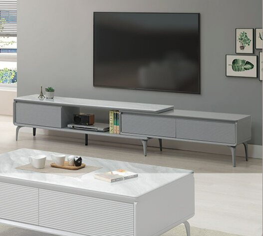 A342-02格瑞塔6尺石面伸縮長櫃 伸縮：181~275公分