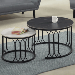 567-4詠翔雙岩板組合圓几 全組   (恕不拆賣)