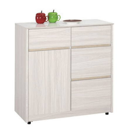 A1687-2 克萊格2.7尺岩板收納櫃 ⊙附活動隔板1片、 ⊙桌面12mm岩板