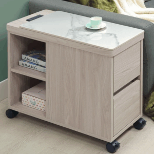 E261-4 雪杉岩板活動沙發邊櫃