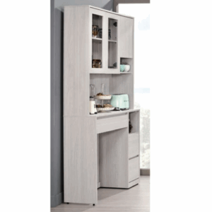 A1689-2 華爾斯4尺仿石面收納櫃 全組 附活動隔板2片