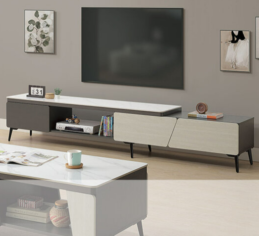 A347-02亞斯坦6尺岩板伸縮長櫃