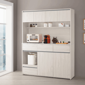 A1693-1 希斯洛4.5尺仿石面收納櫃 (附活動隔板1片) (附插座)