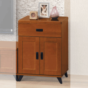 E265-5 樟木色2尺一抽櫃