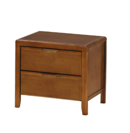 H418-5 胡桃床頭櫃 實木