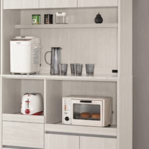 A1694-1 希斯洛3.5尺仿石面收納櫃 (附插座)