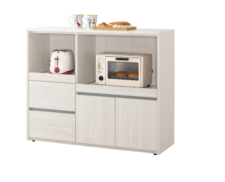 A1694-2 希斯洛3.5尺仿石面收納櫃下座