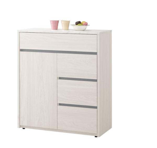 A1695-2 希斯洛2.5尺仿石面收納櫃下座 (附活動隔板1片)