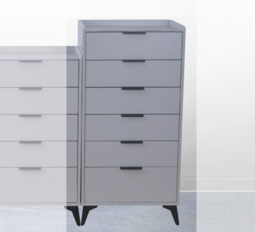 H417-4 DG10-6 莫蘭迪灰斗櫃