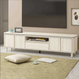 597-2潔妮詩6尺電視櫃 (開門內無隔板)(附1個電線孔)