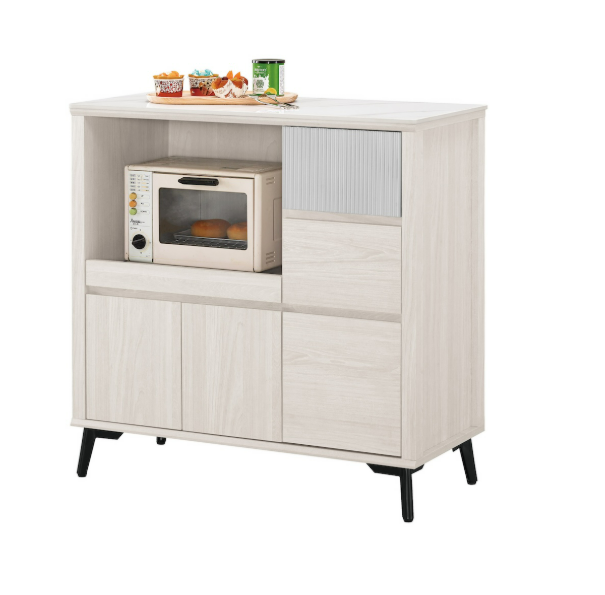 A1698-2 喬倫斯3尺岩板收納櫃 (桌面12mm岩板)