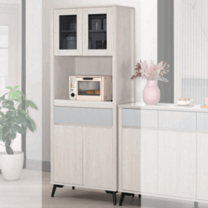 A1697-3 喬倫斯6尺高收納櫃 附活動隔板2片